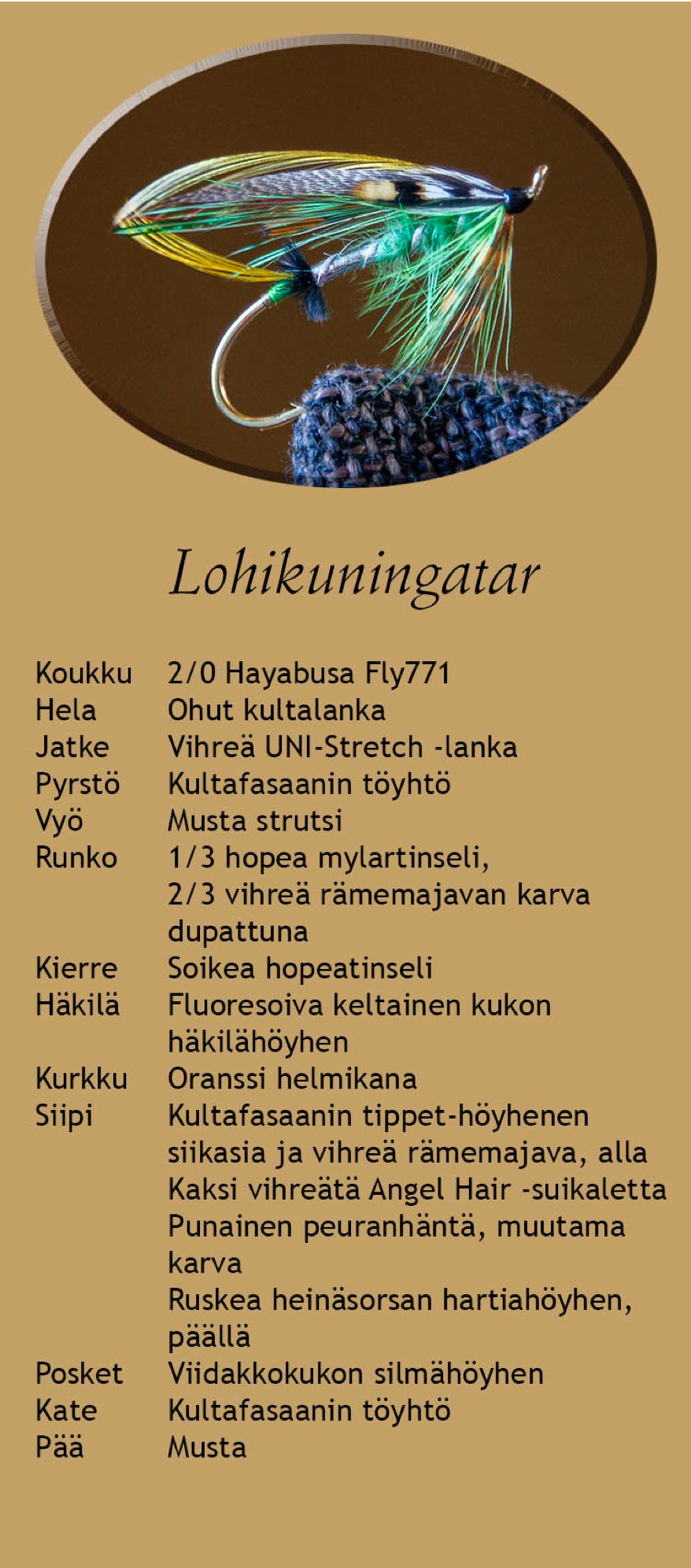 Lohikuningatar on Teija Savirannan nimikkoperho, jonka on sitonut perhomestari Tero Ronkainen