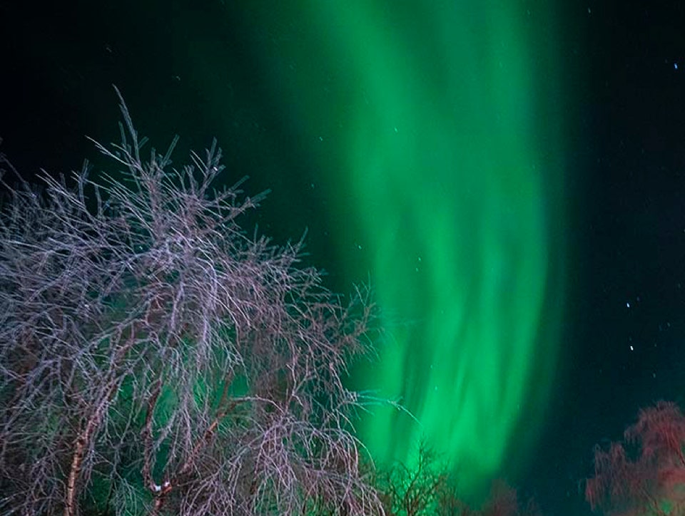 Northern lights in Utsjoki