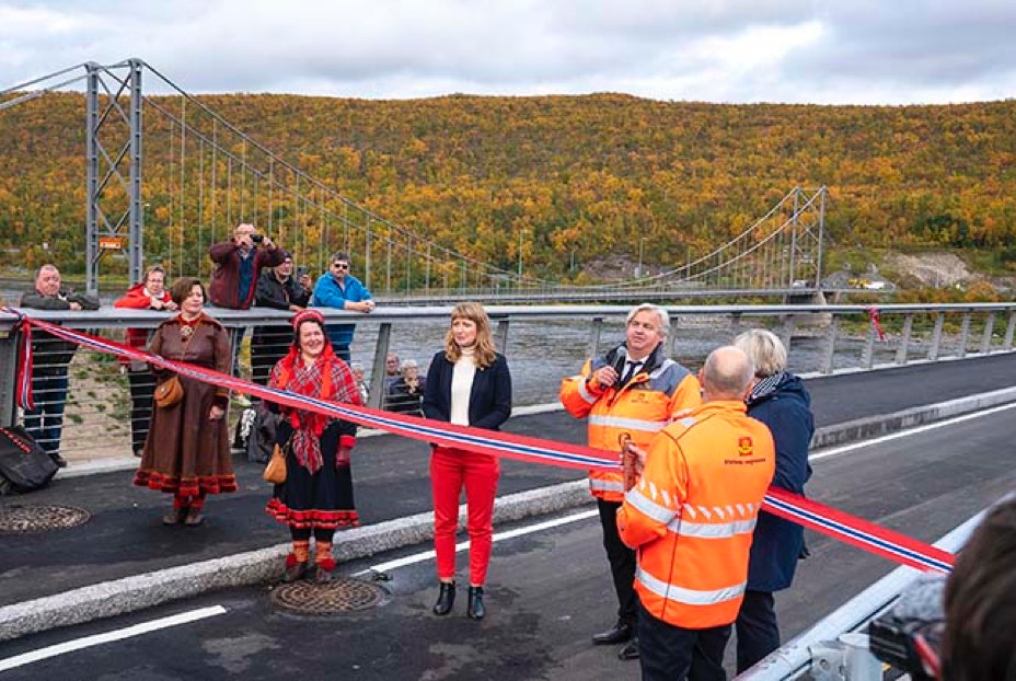Tanan uusi silta avattiin liikenteelle 15.9.2020