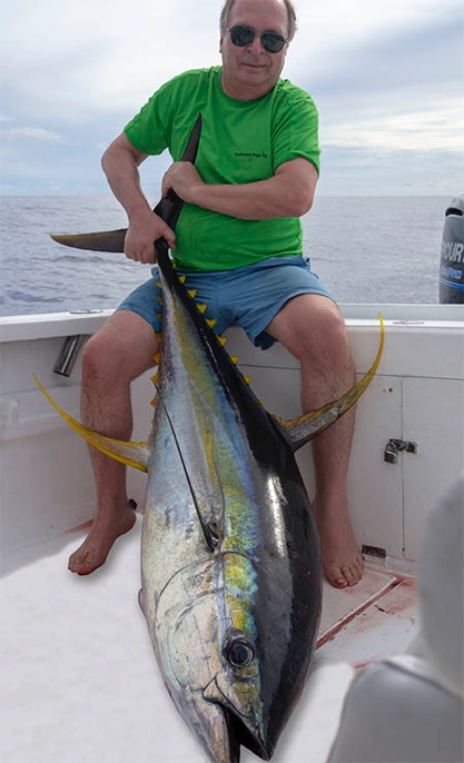 Yellowfin tuna, Josse Lipponen, Mauritius, kalastus Mauritiuksella, Papa Casalo, Black river, Le Morne, Luossa.fi